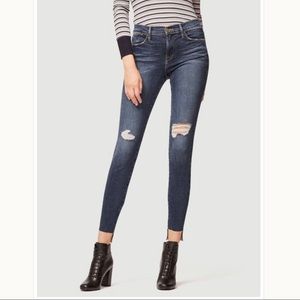 Frame Demim step hem high rise jean